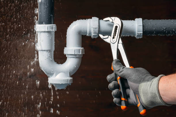 Professional Sewer Line Repair technician working in Thompson, ND